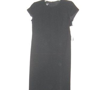 JONES NEW YORK Black Dress - Side Slit - New with Tag NWT - Size 8